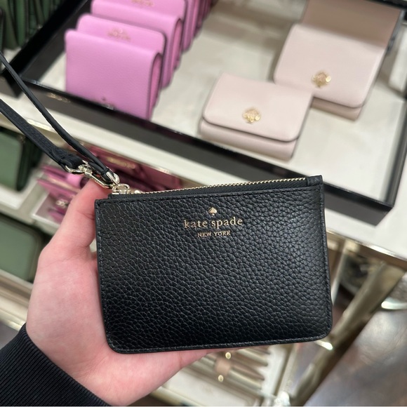 kate spade Handbags - NWT Kate Spade Lena Small Wristlet Black
